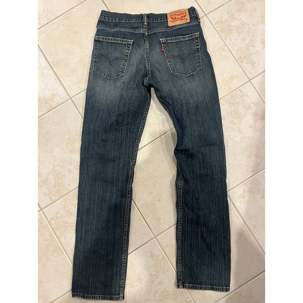 Levi's 29x32 Men's 514 Denim Jeans - Blue